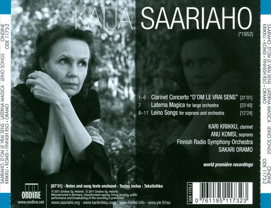 Kaija Saariaho: D'Om le Vrai Sens; Laterna Magica; Leino Songs cover art