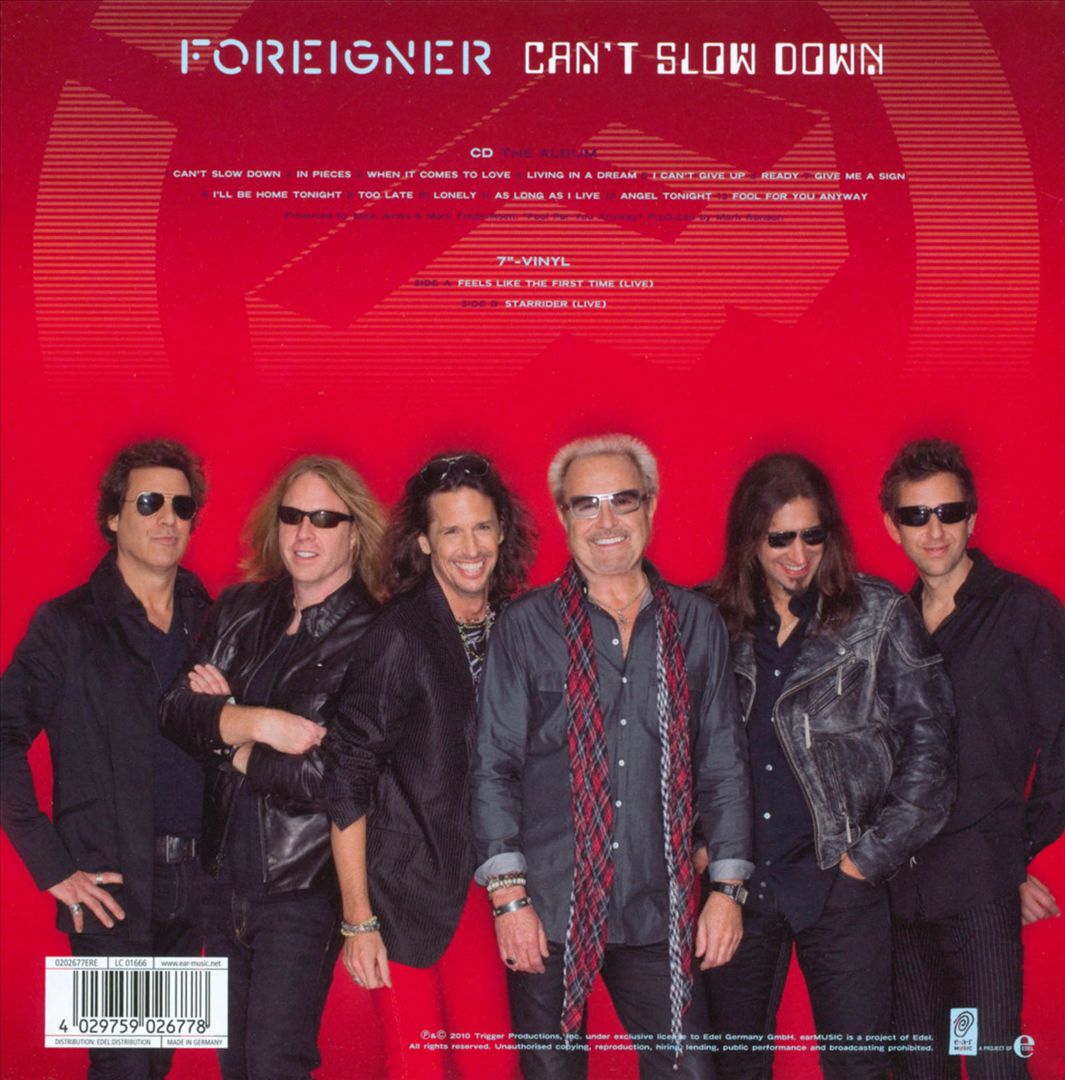 Can't Slow Down cover art