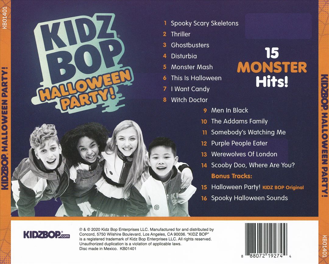 Kidz Bop Halloween Party cover art