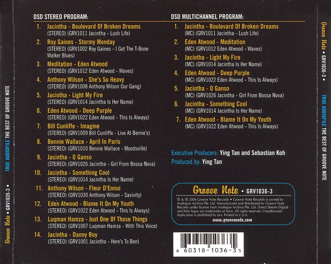 True Audiophile: Best of Groove Note cover art