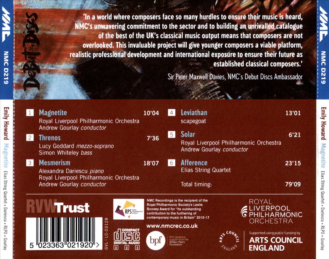 Emily Howard: Magnetite cover art