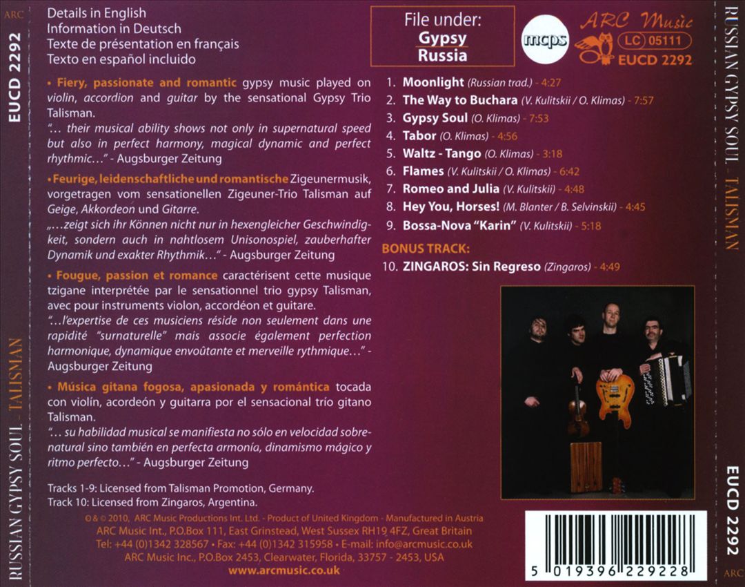 Russian Gypsy Soul: Fiery Gypsy Music At Its Best cover art