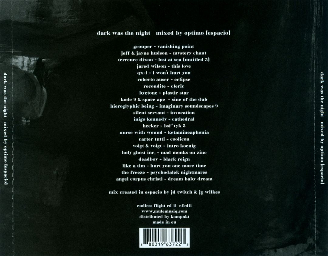 Dark Was the Night cover art