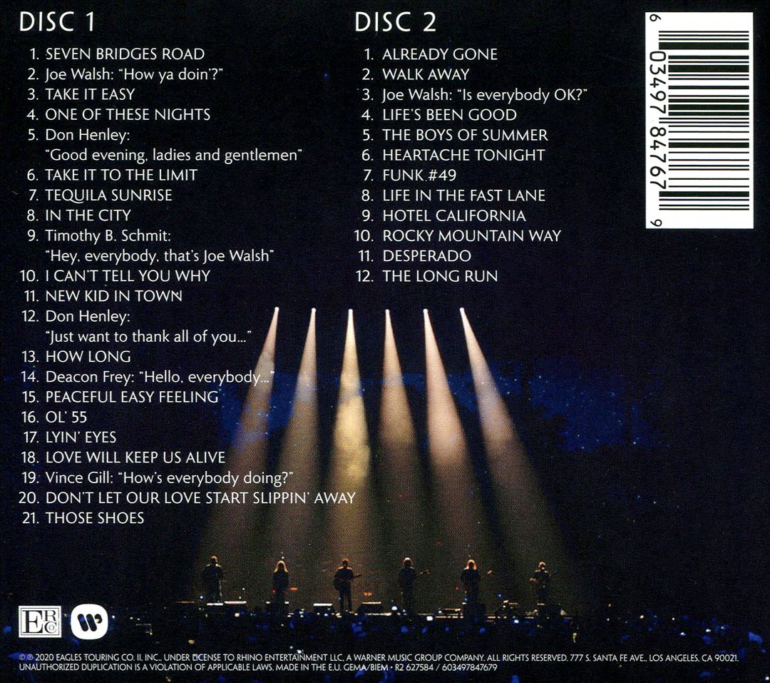 [Live From the Forum, Inglewood, CA, 9/12, 14, 15/2018] cover art
