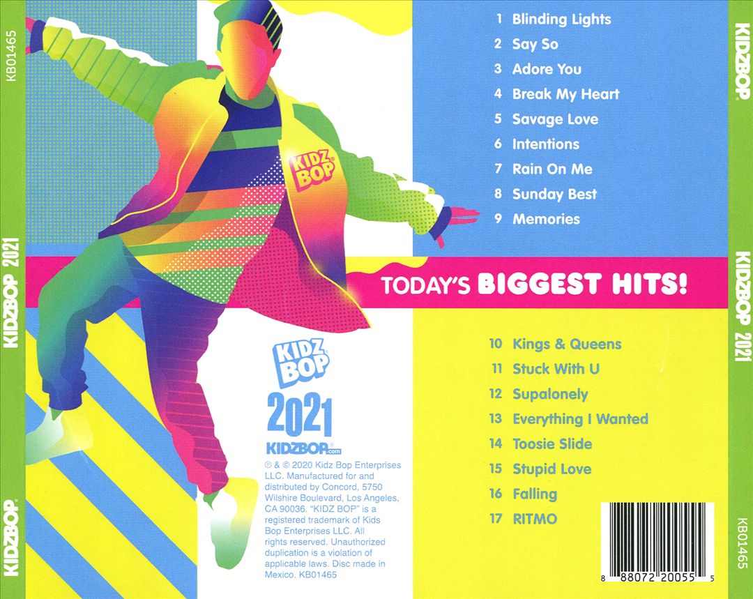 Kidz Bop 2021 cover art