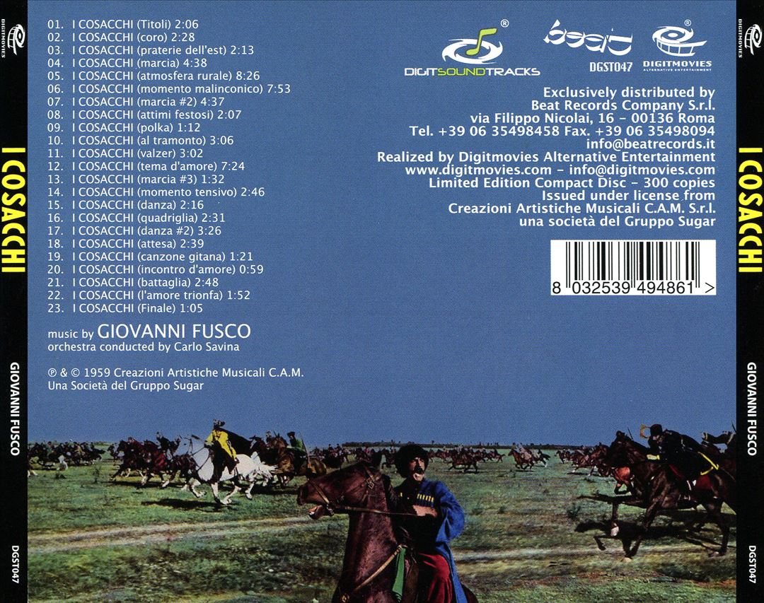 Cosacchi [Original Motion Picture Soundtrack] cover art