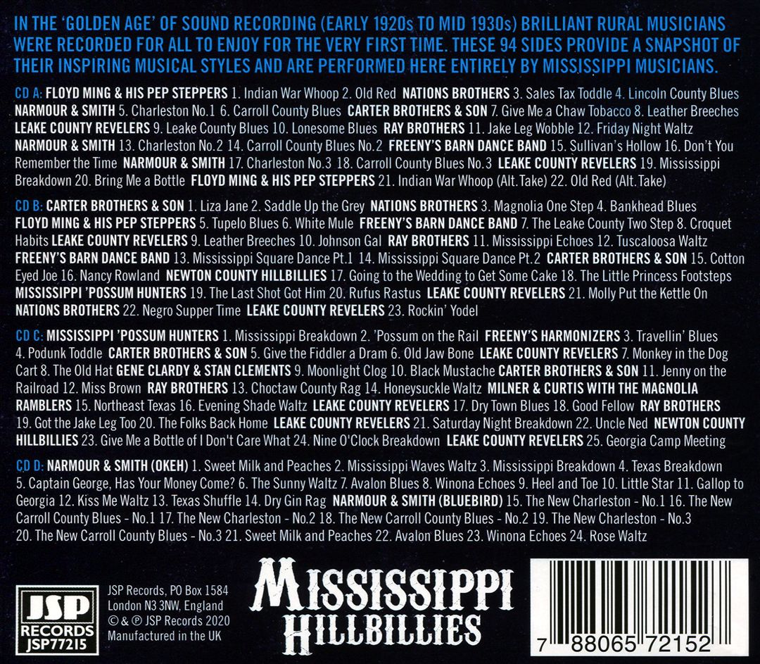 Mississippi Hillbillies cover art