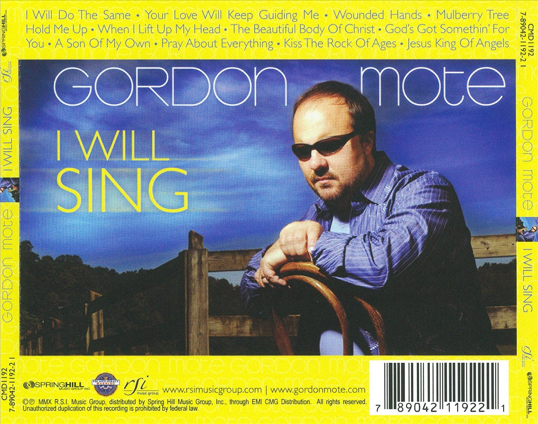 I Will Sing cover art