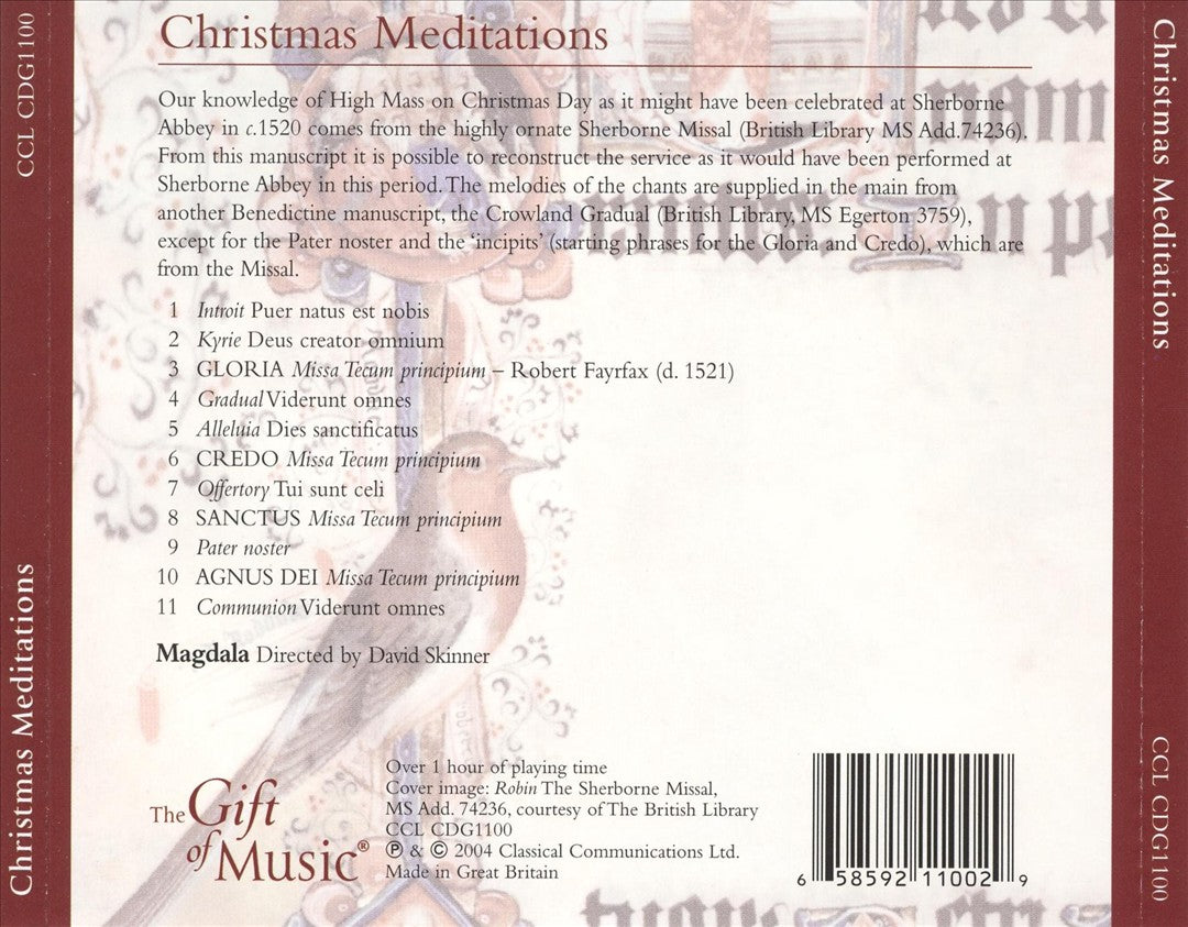 Christmas Meditations cover art