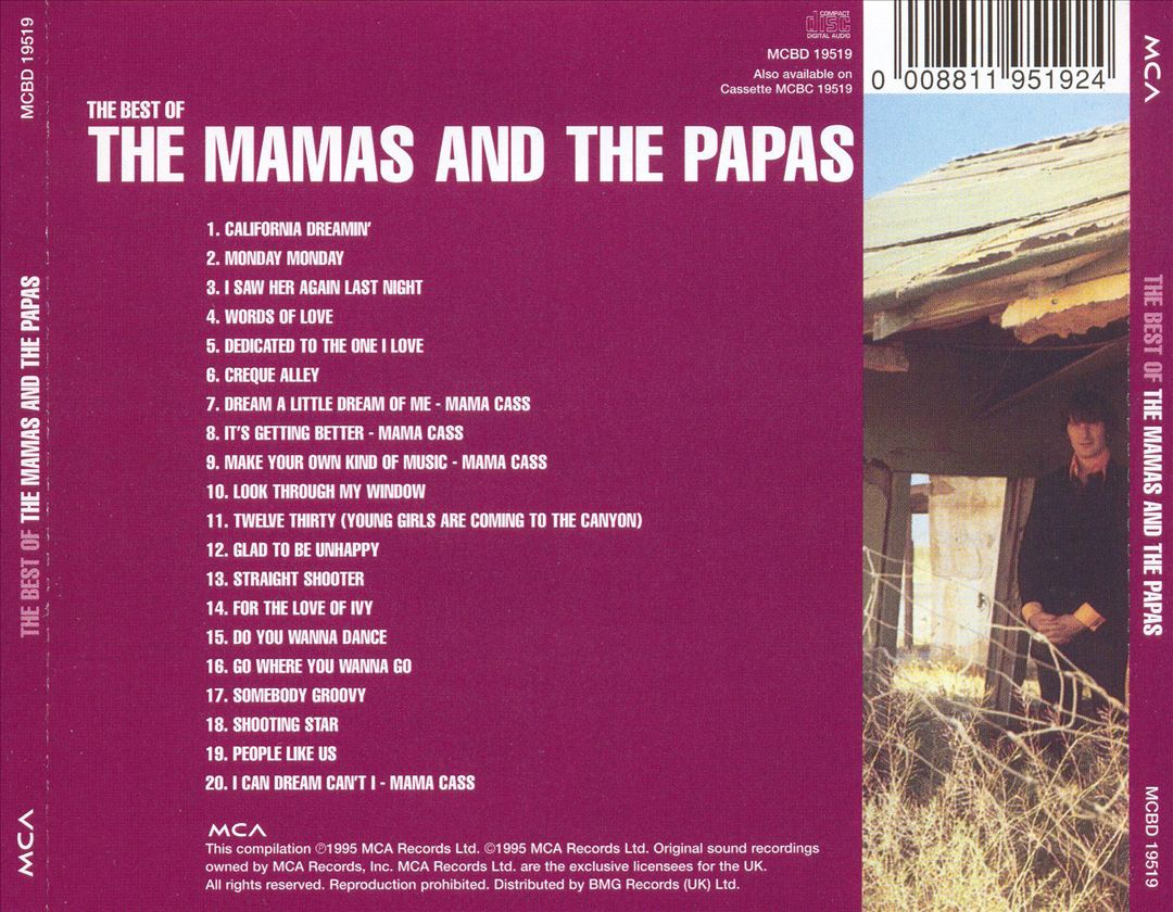 Best of the Mamas & the Papas [Import] cover art