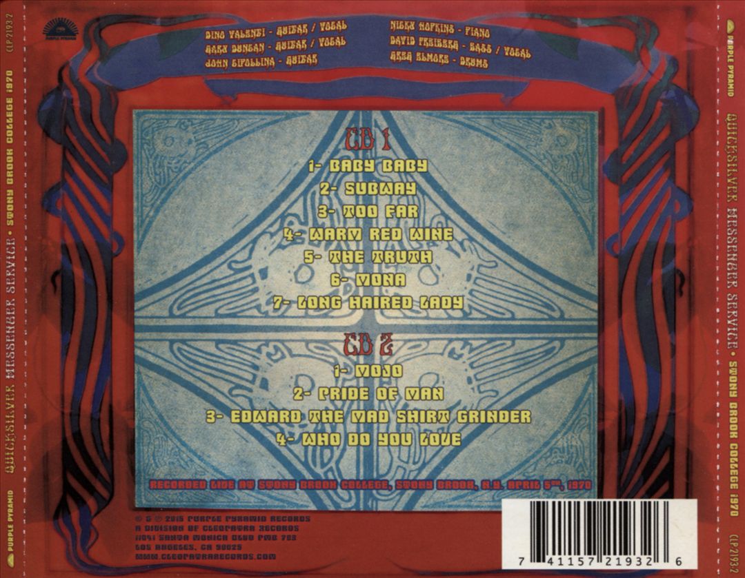 Stony Brook College, New York 1970 cover art