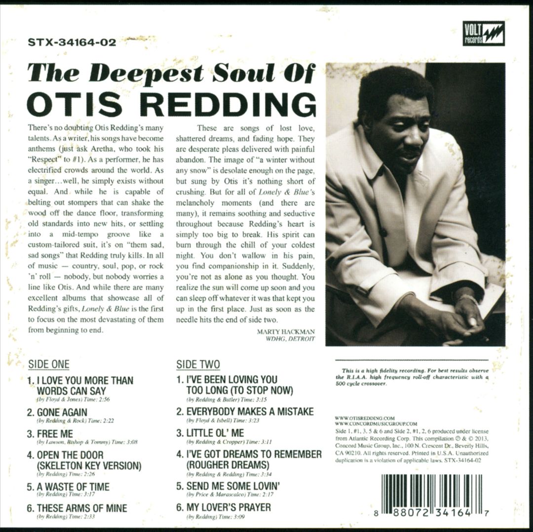 Lonely & Blue: The Deepest Soul of Otis Redding cover art