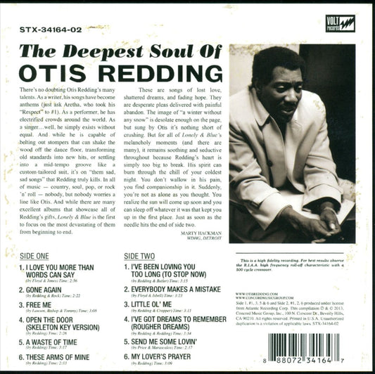 Lonely & Blue: The Deepest Soul of Otis Redding cover art
