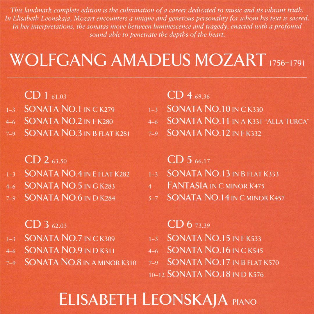 Mozart: Complete Piano Sonatas cover art