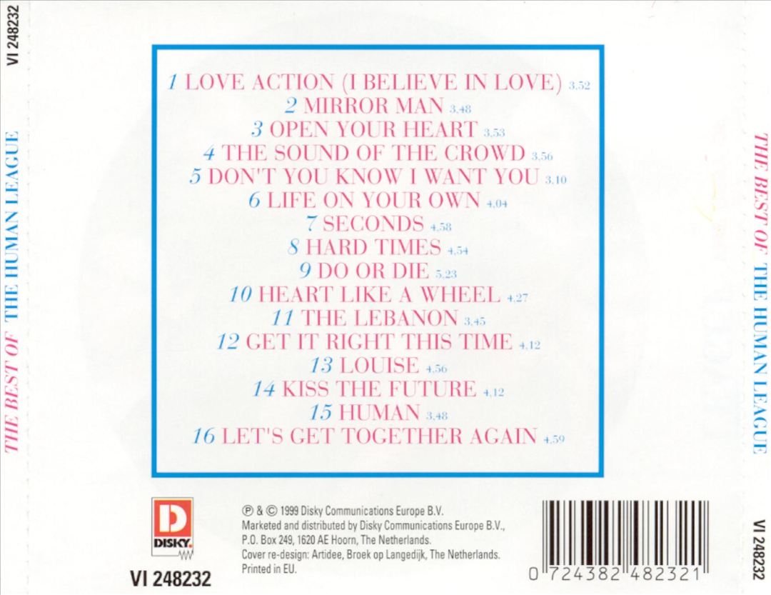 The Best of the Human League [EMI] cover art