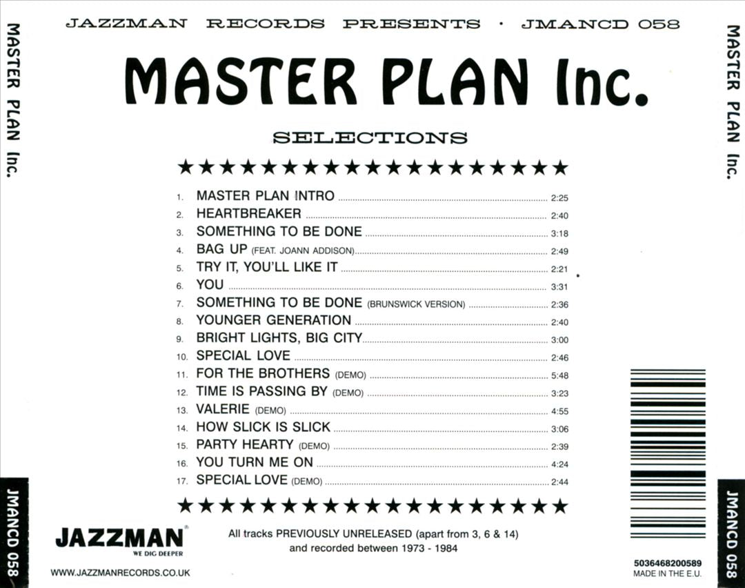 Master Plan Inc. cover art