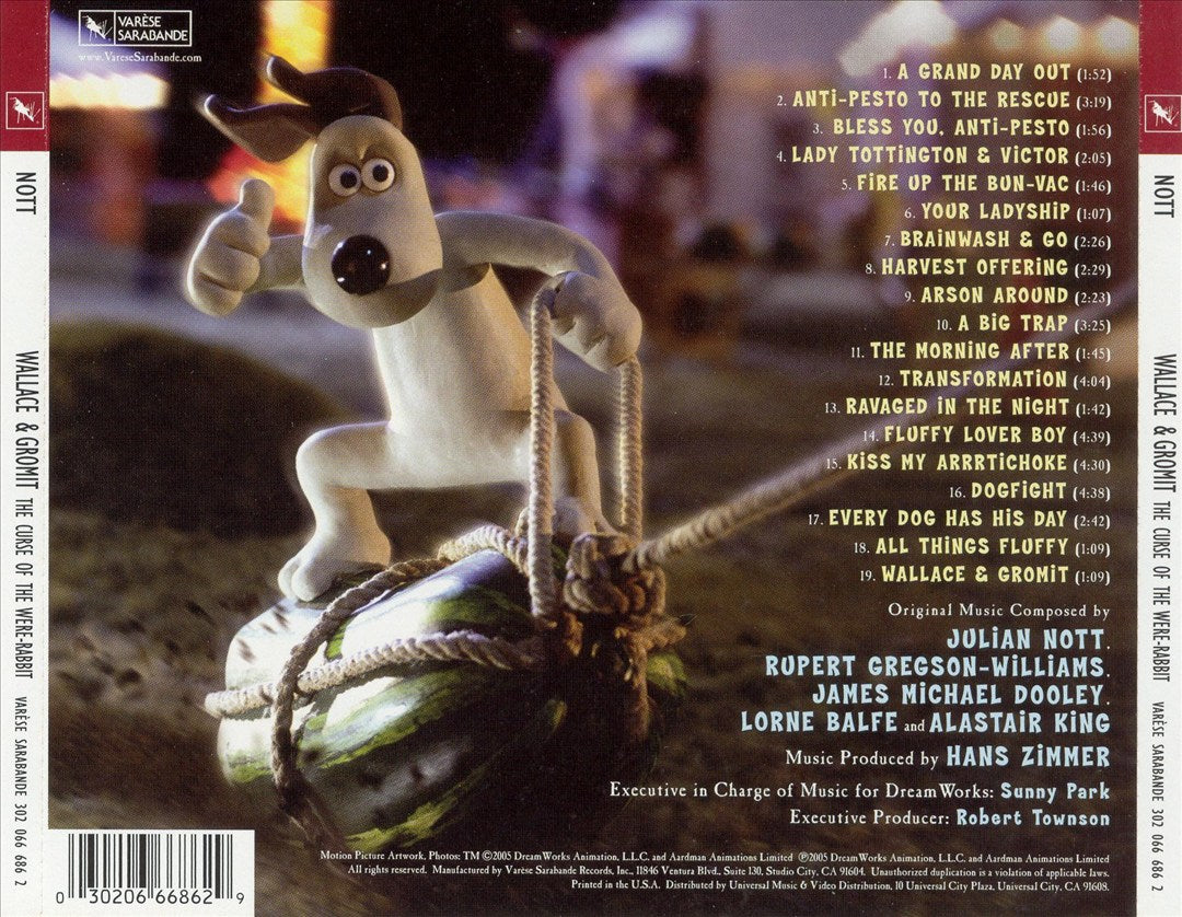 Wallace & Gromit: The Curse of the Were-Rabbit [Original Motion Picture Soundtrack] cover art