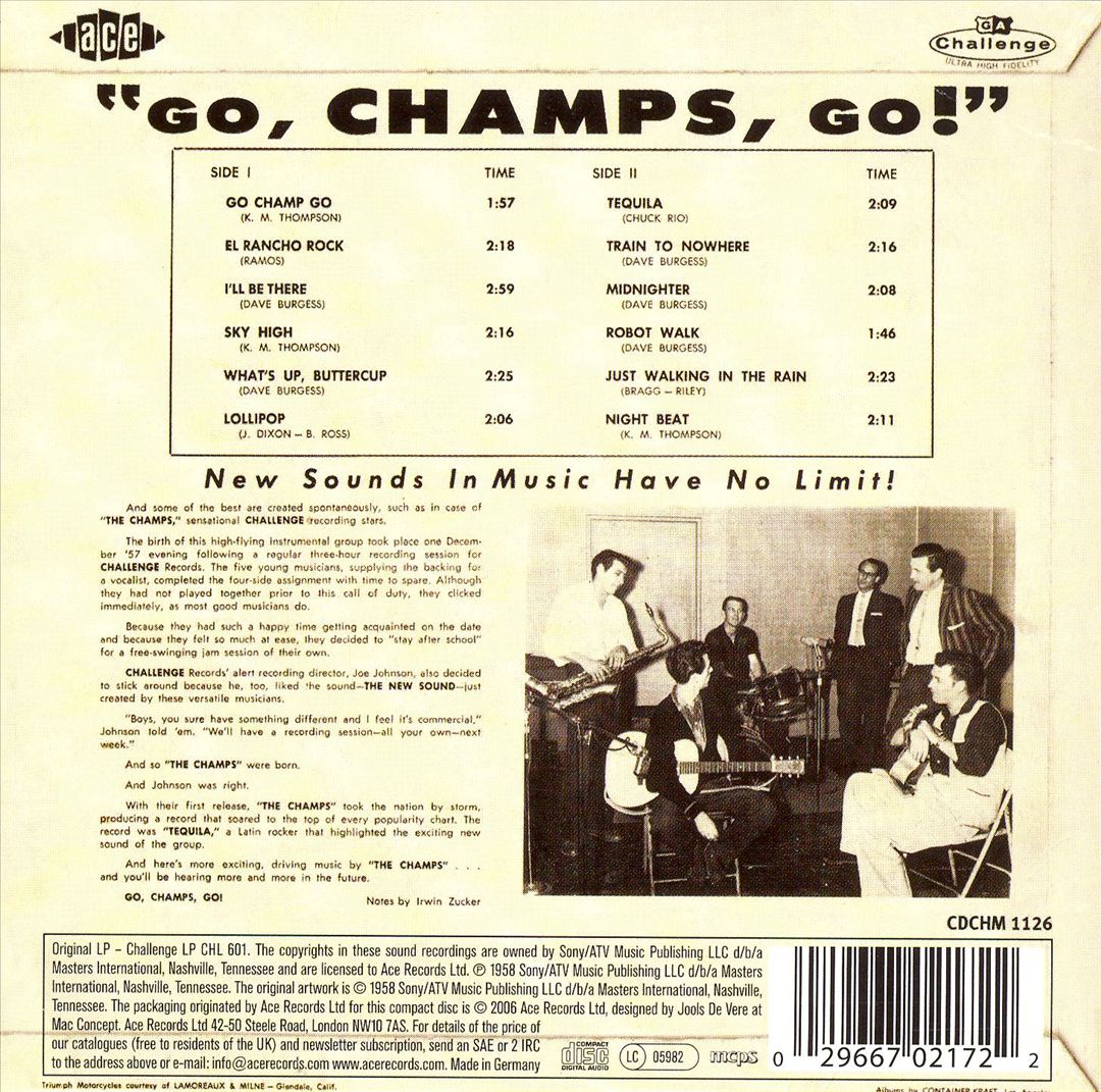 Go, Champs, Go! cover art