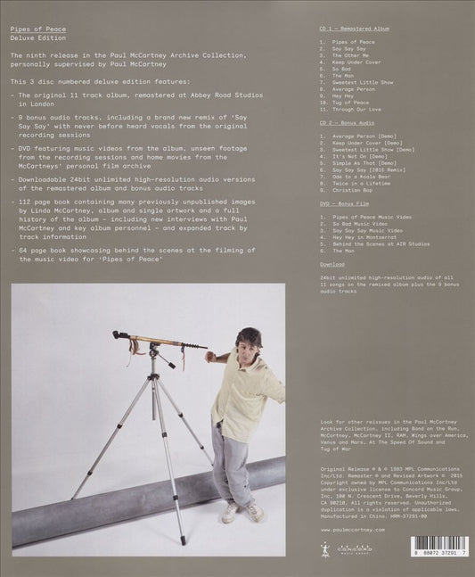 Pipes of Peace [Deluxe] [CD/DVD] cover art