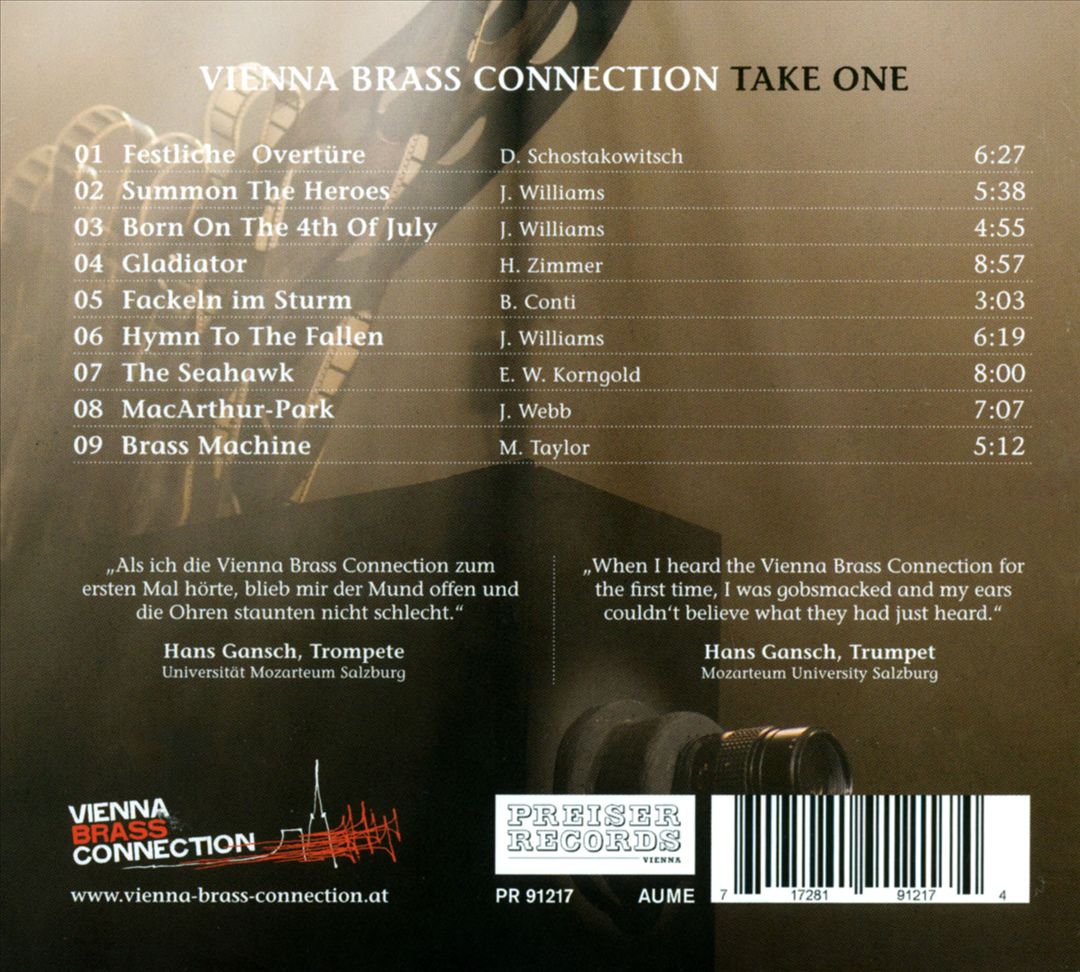 Take One cover art