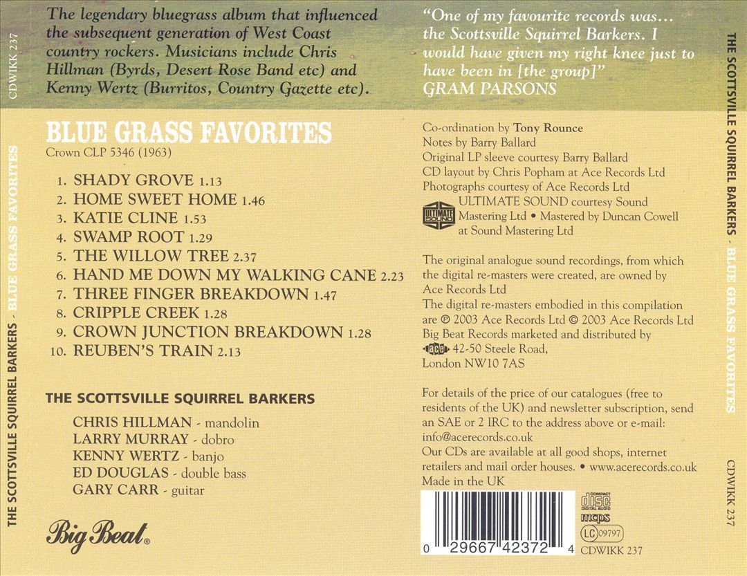 Blue Grass Favorites cover art