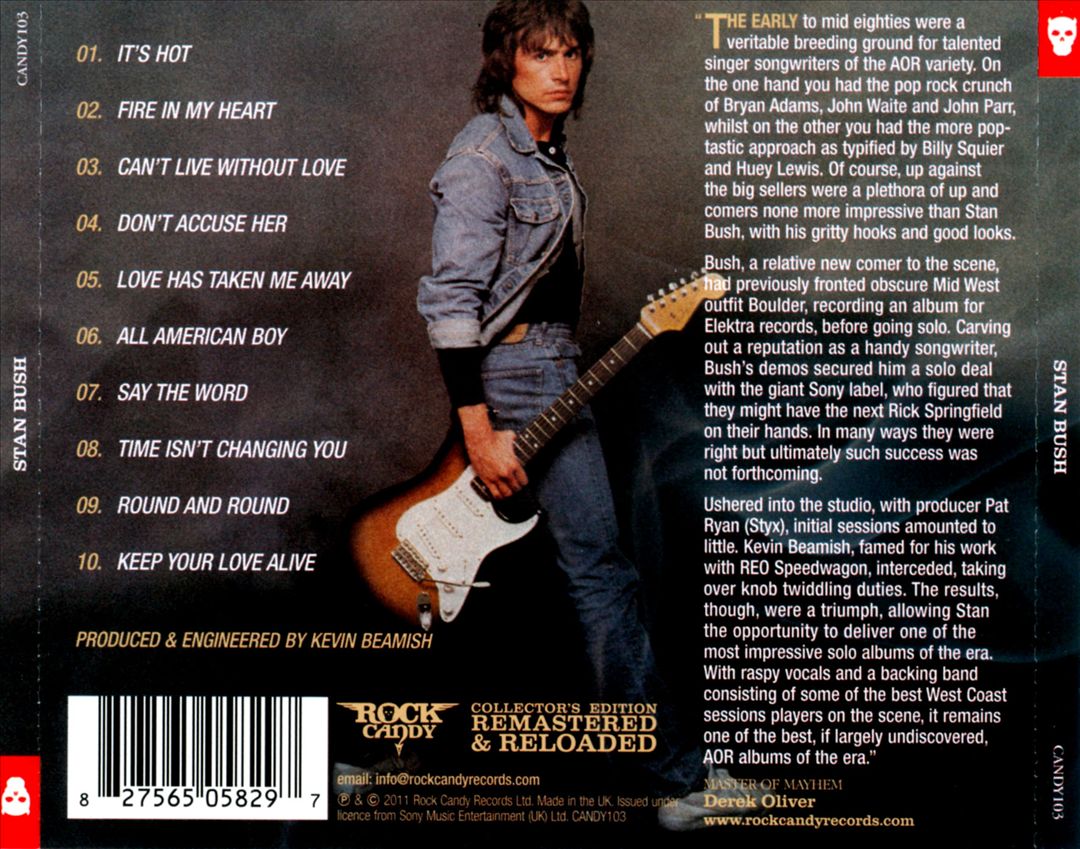 Stan Bush cover art
