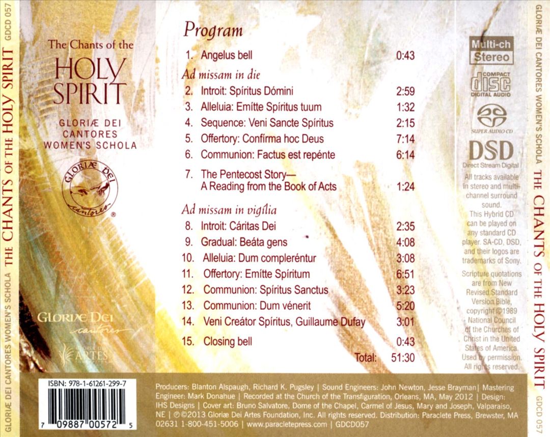 Chants of the Holy Spirit cover art