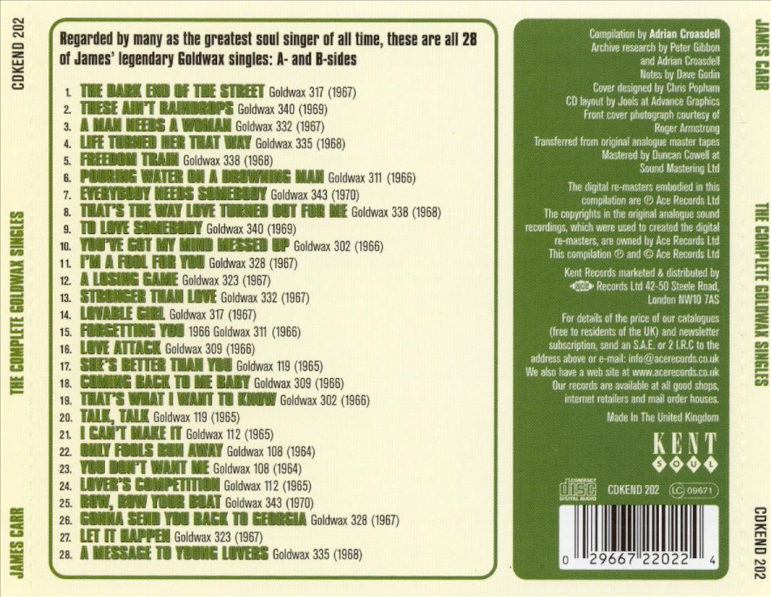 Complete Goldwax Singles cover art