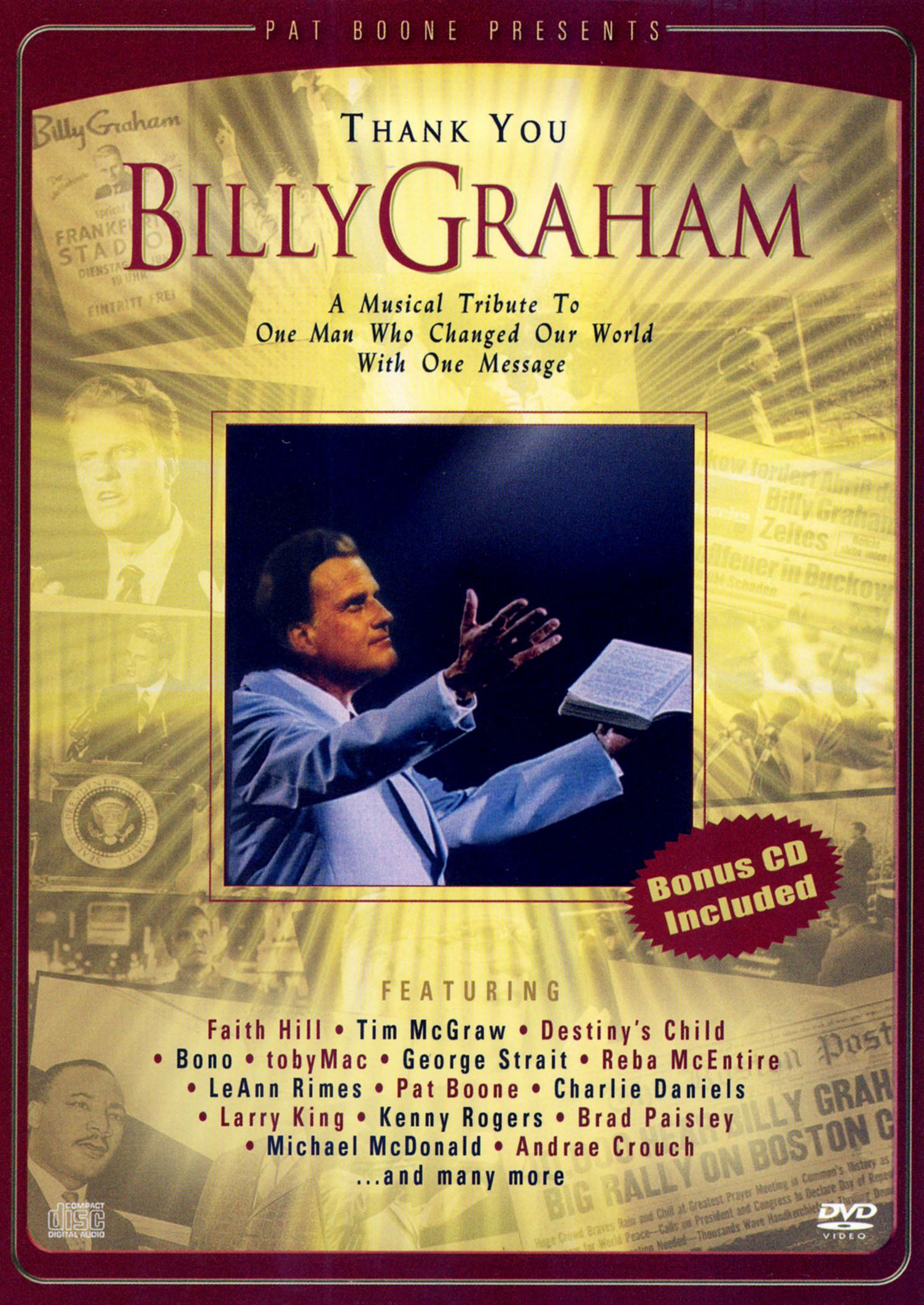 Thank You, Billy Graham [2 Discs] [DVD/CD] cover art