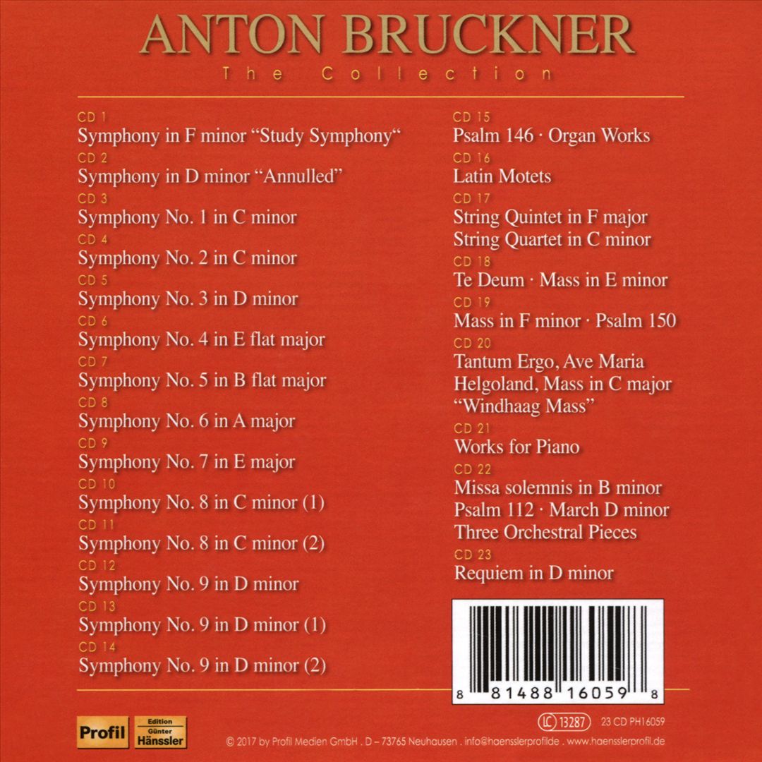Anton Bruckner: The Collection cover art
