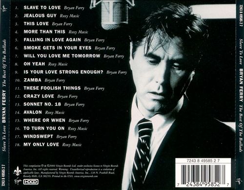 Slave to Love: The Best of the Ballads cover art