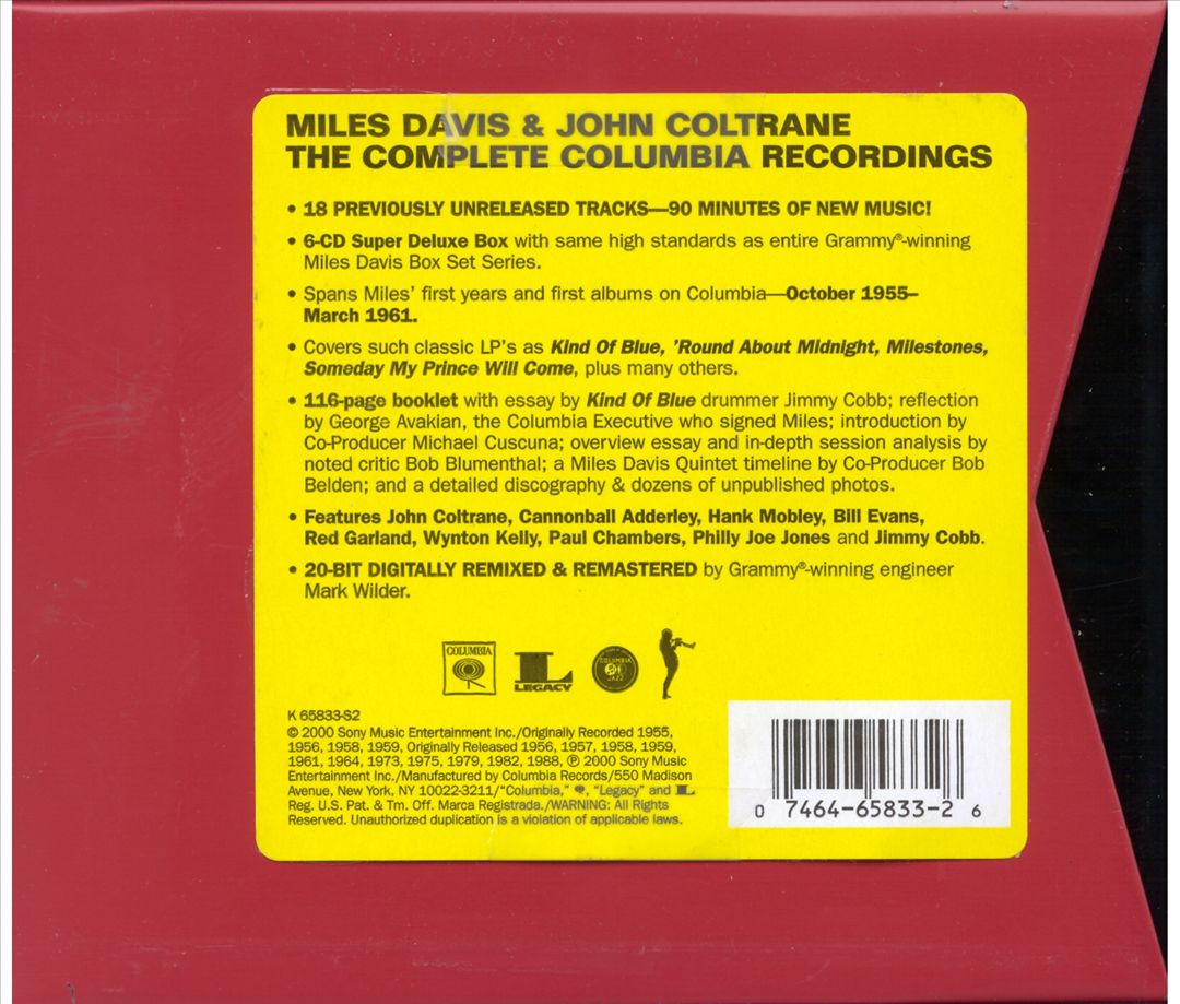 Complete Columbia Recordings 1955-1961 cover art