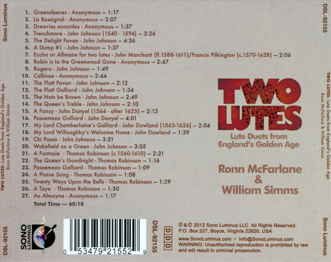 Two Lutes cover art