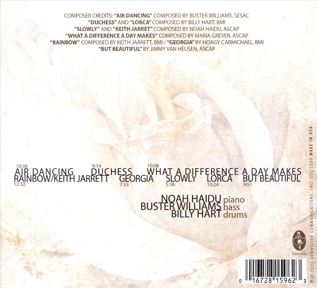 Slowly: Song for Keith Jarrett cover art