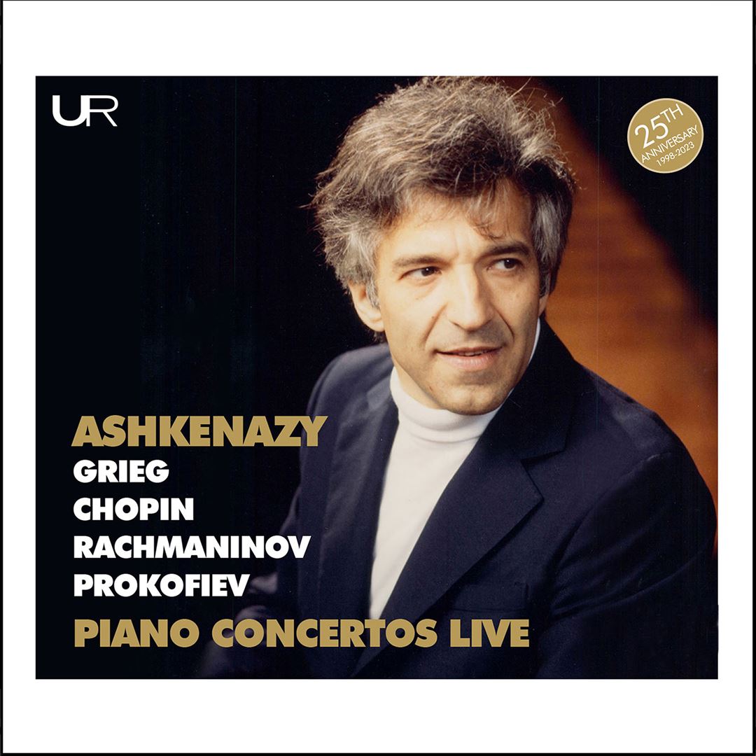 Grieg, Chopin, Rachmaninov, Prokofiev: Piano Concertos Live cover art