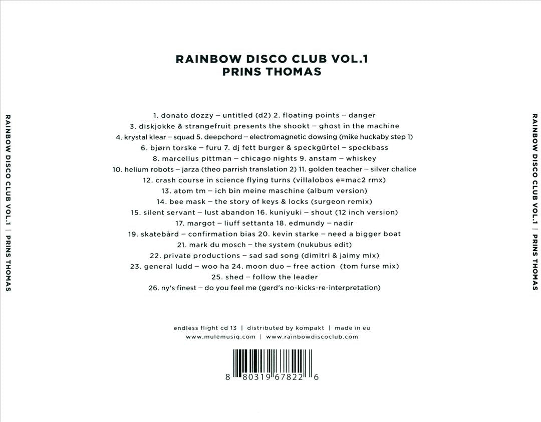 Rainbow Disco Club, Vol. 1 cover art