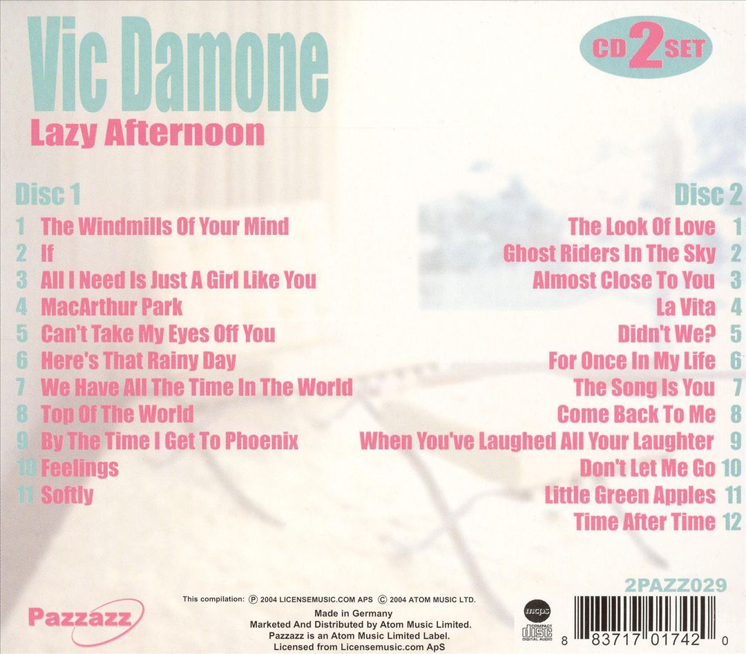 Lazy Afternoon cover art