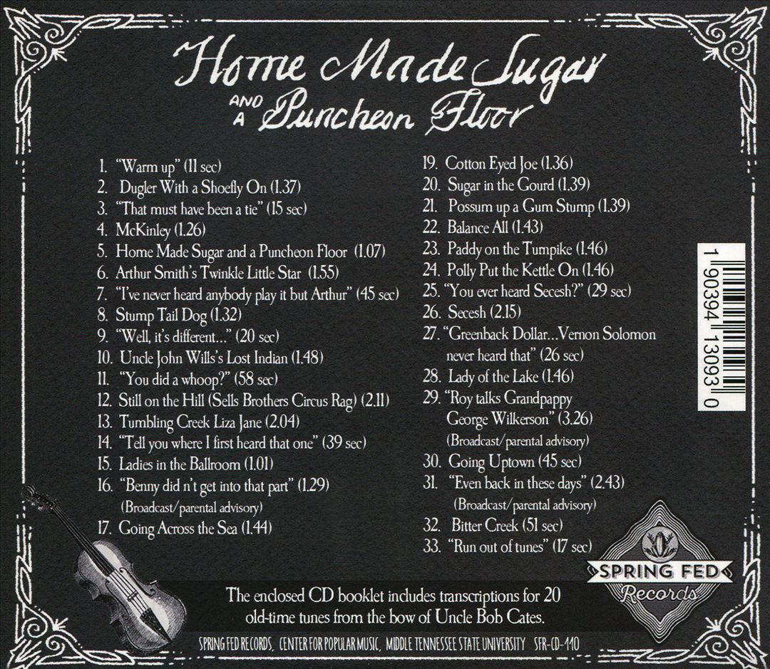 Home Made Sugar on a Puncheon Floor cover art