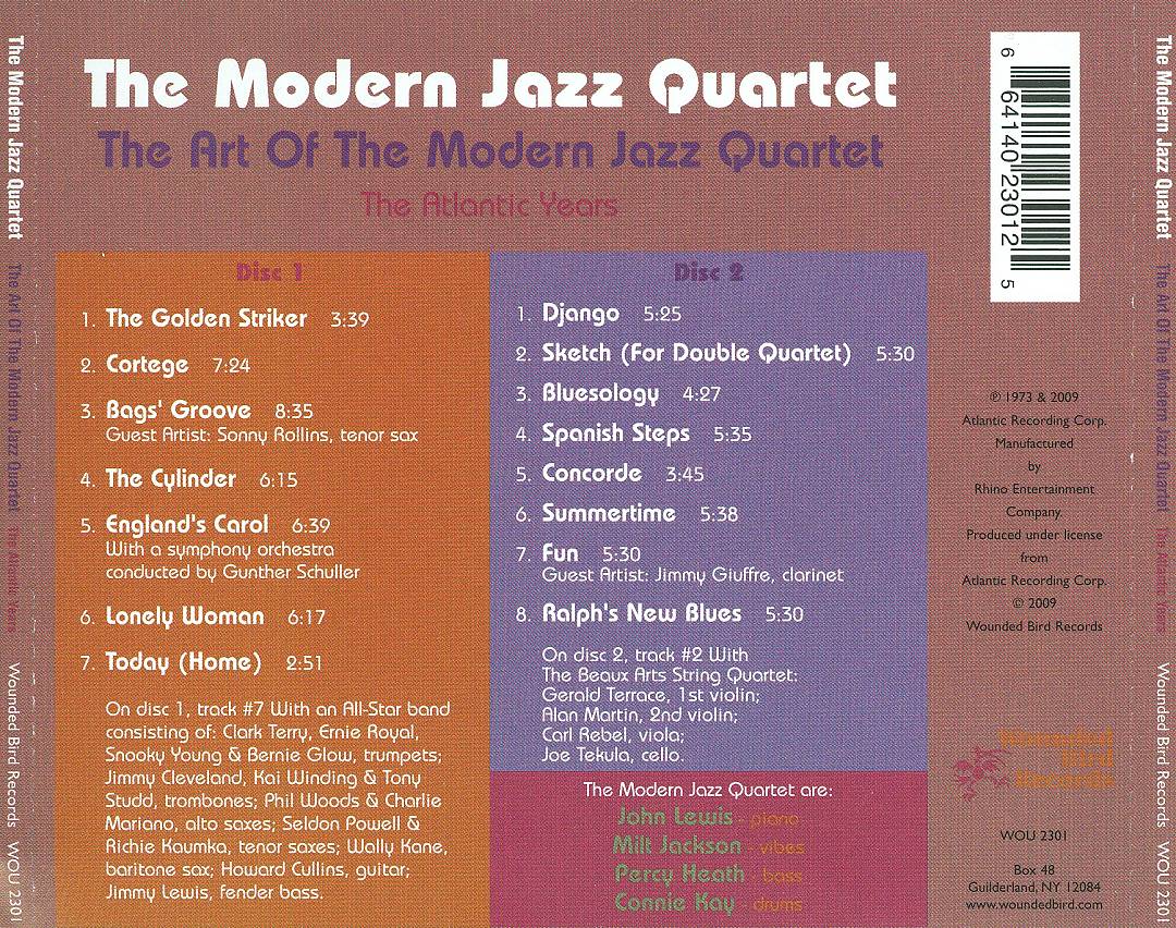 Art of the Modern Jazz Quartet cover art