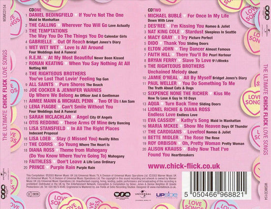 Ultimate Chick Flick Love Songs cover art