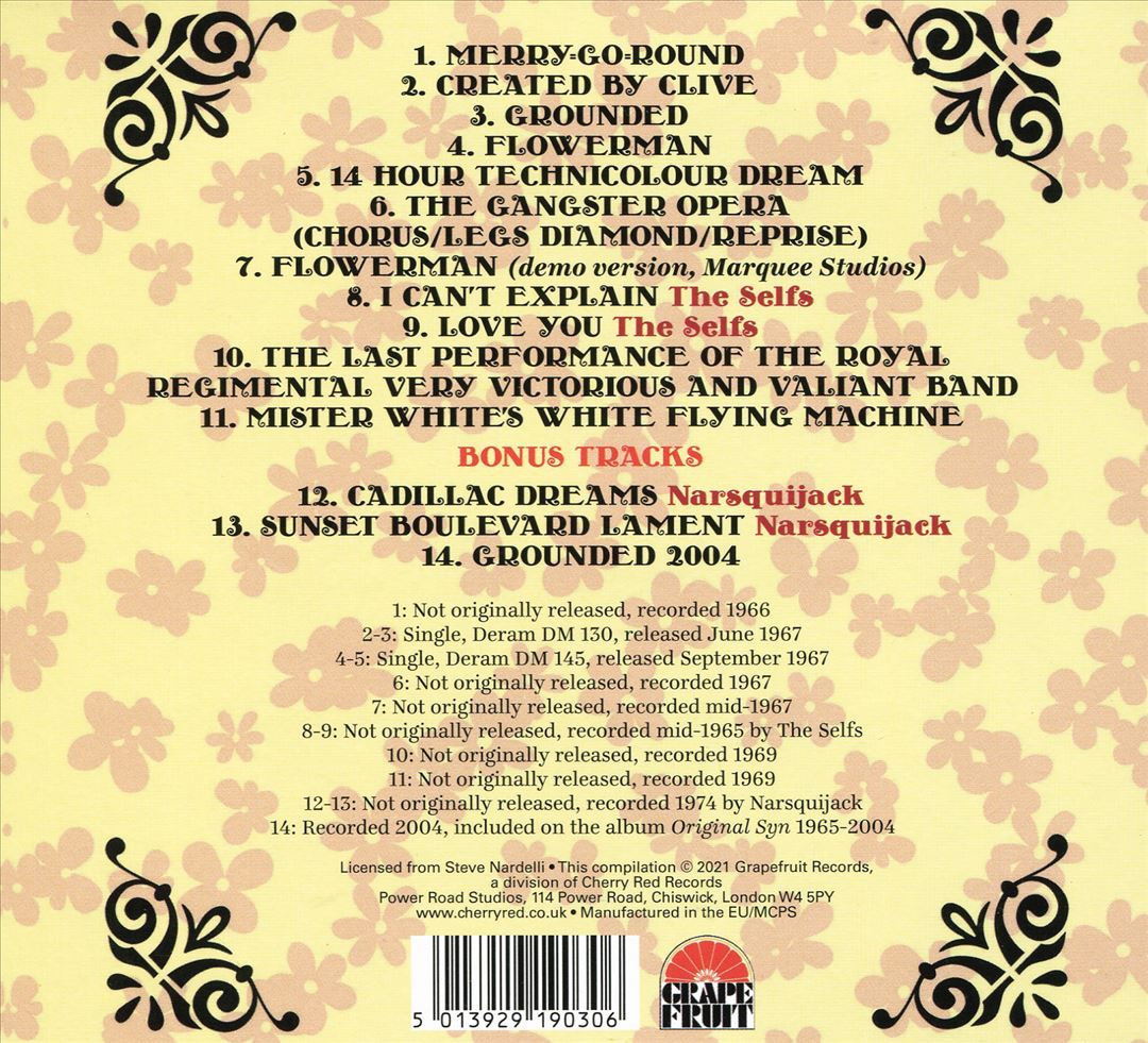 Flowerman: Rare Blooms From the Syn 1965-1969 cover art
