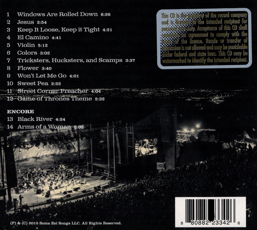 Live at Red Rocks with the Colorado Symphony cover art