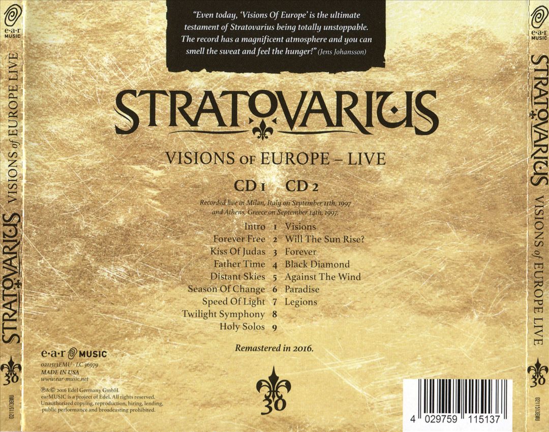 Visions of Europe cover art