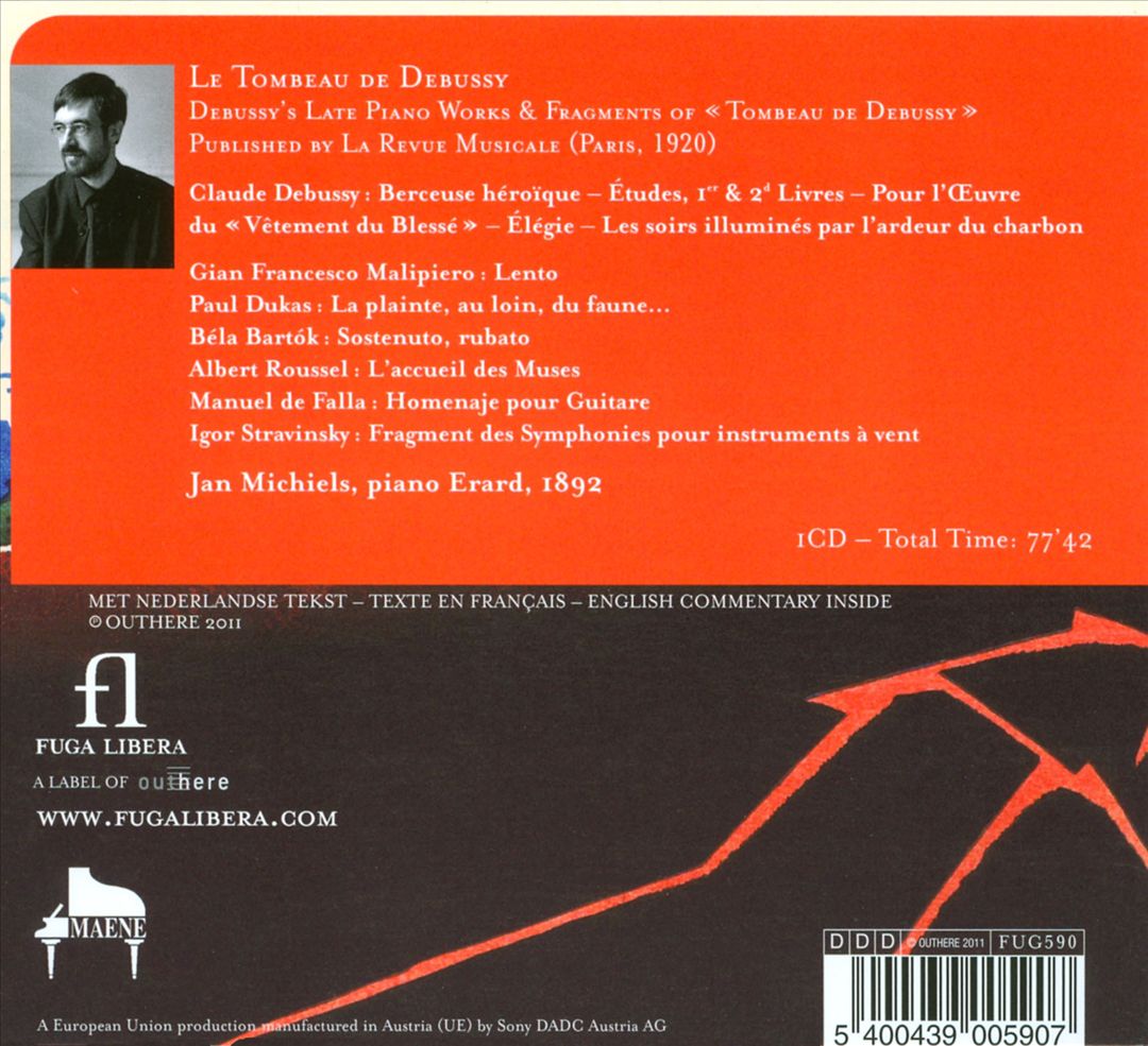 Tombeau de Debussy cover art