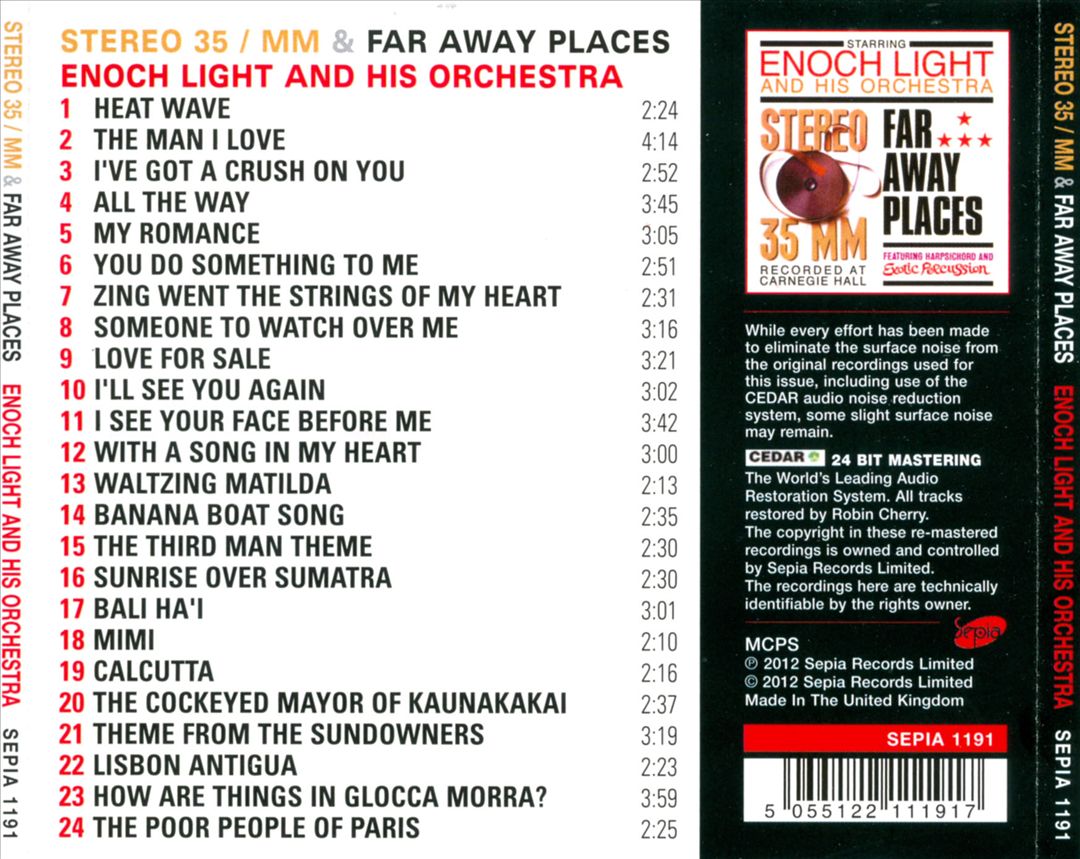 Stereo 35 MM/Far Away Places cover art