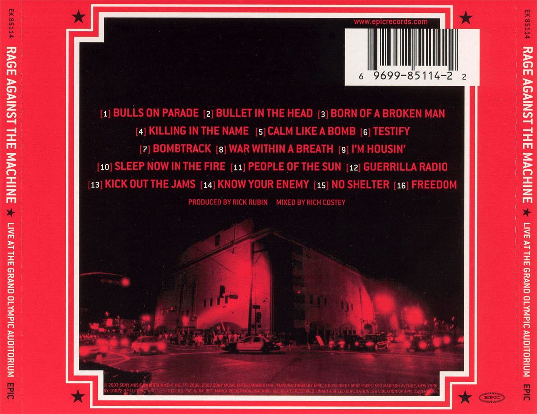 Live at the Grand Olympic Auditorium cover art