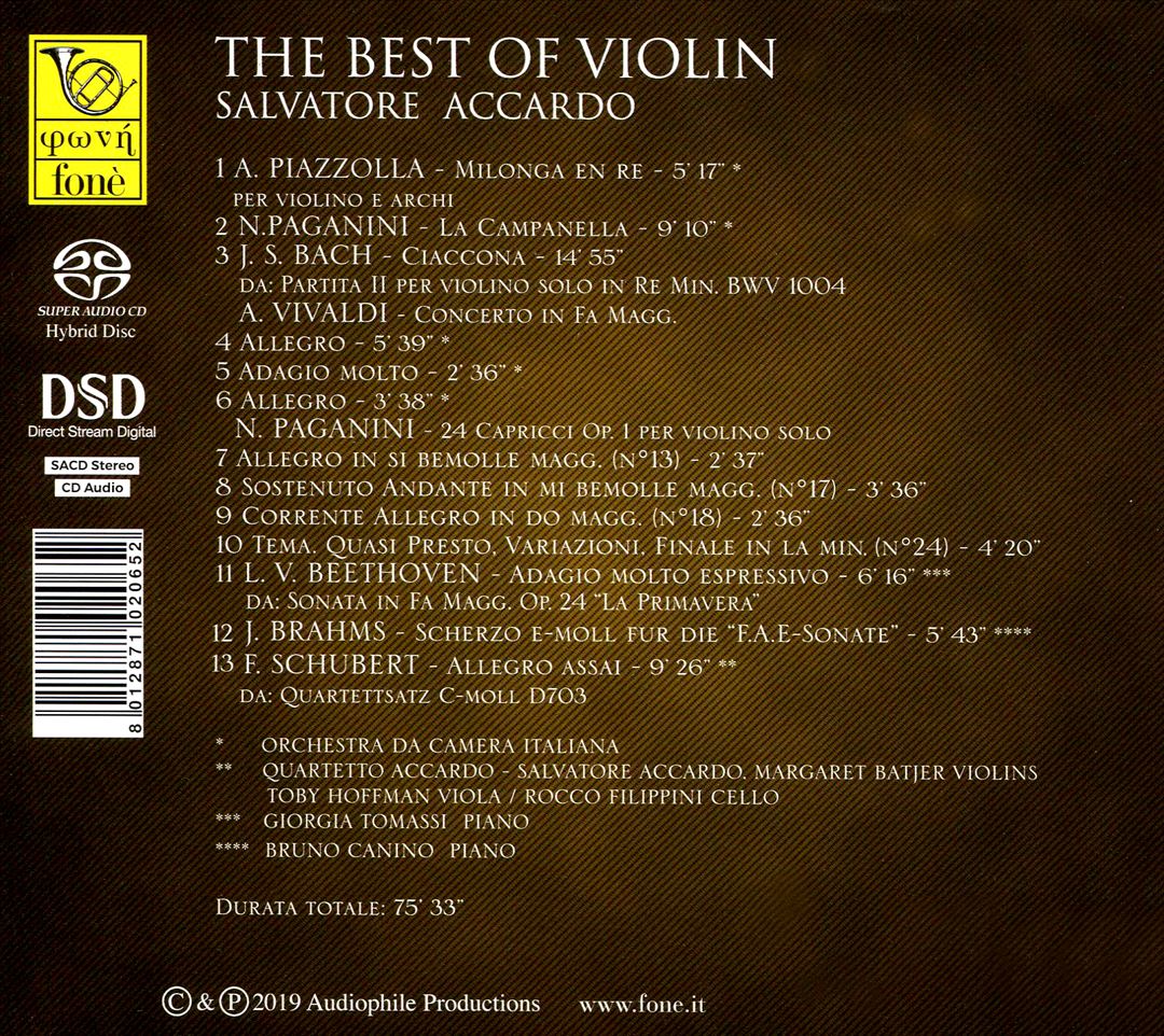 Best of Violin cover art