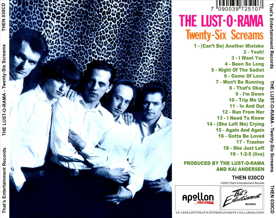 Twenty-Six Screams cover art