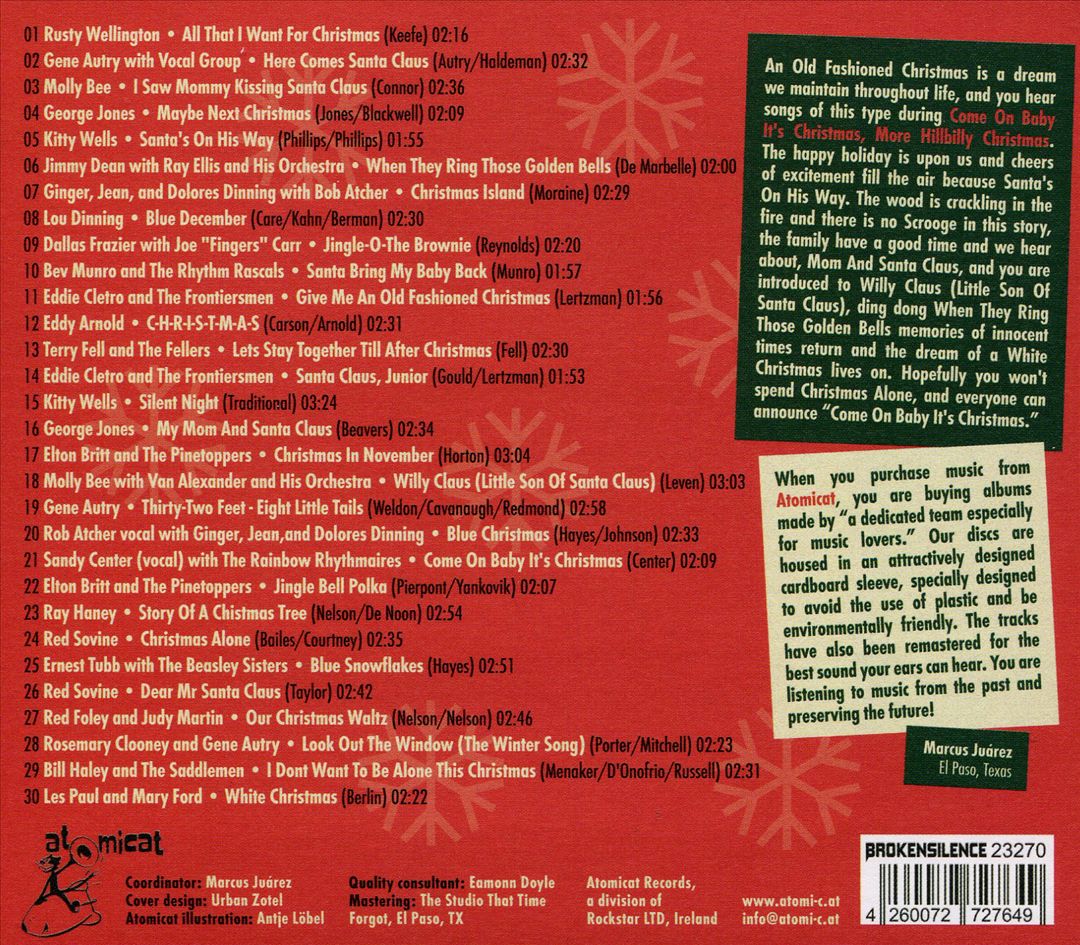 Come On Baby Its Christmas: More Hillbilly Christmas cover art