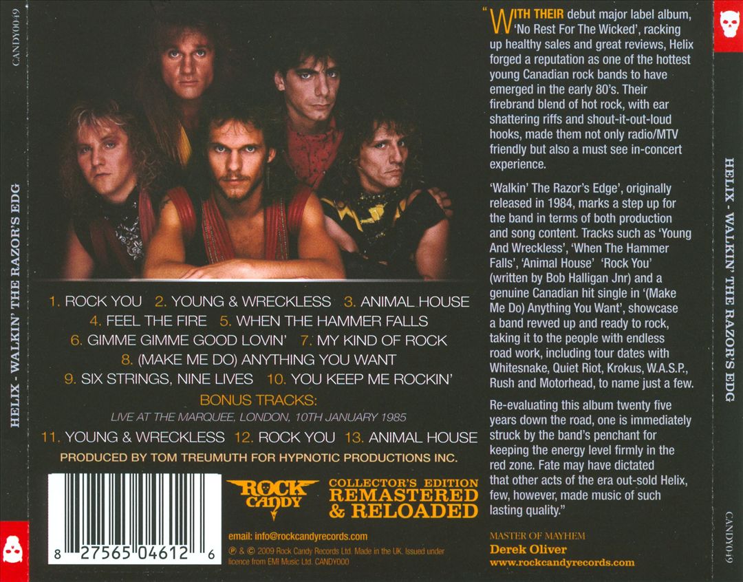Walkin' the Razor's Edge cover art